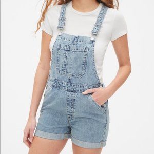 Gap Denim Overall Shorts